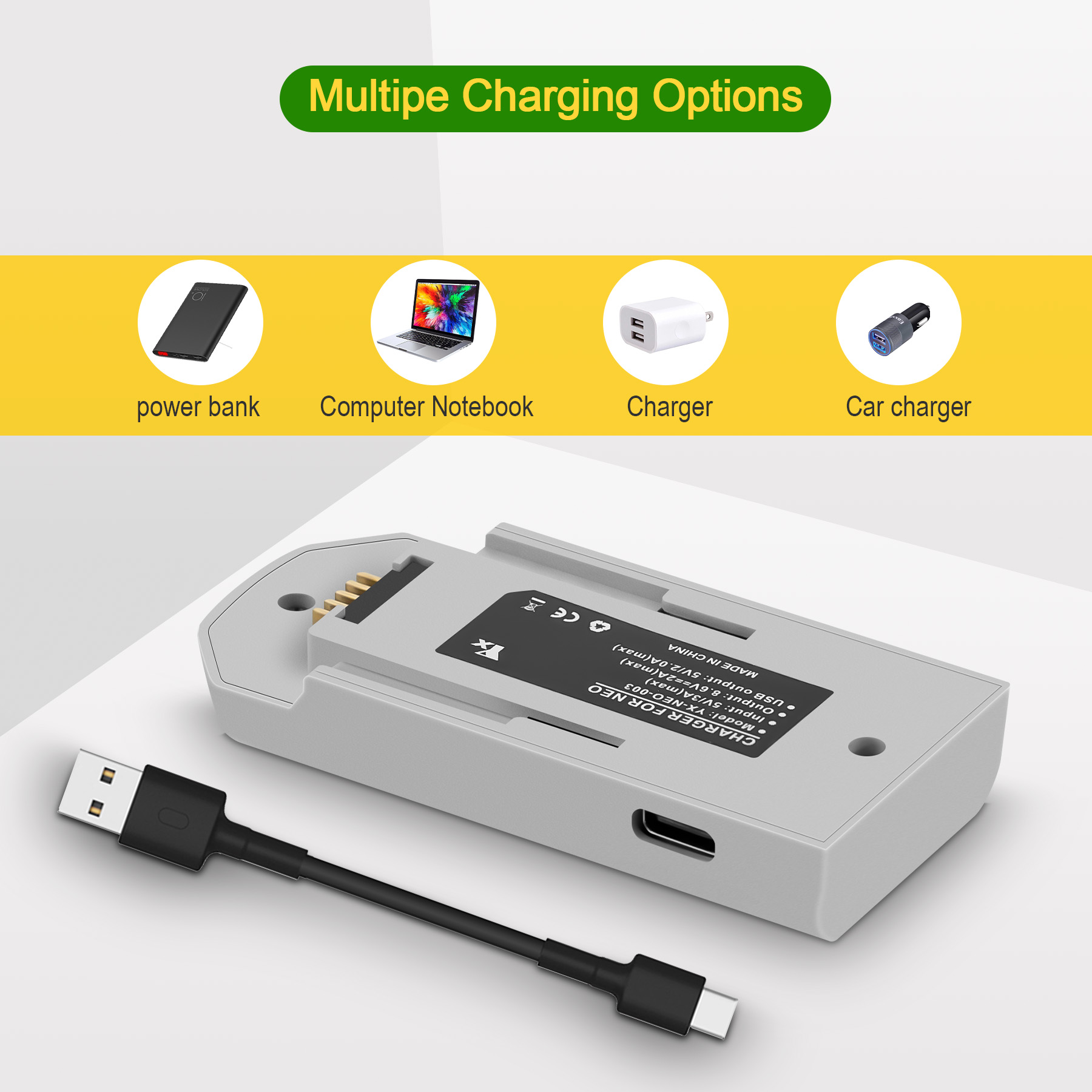 Bidirectional USB Battery Char - Drone Battery Bag recension och pris