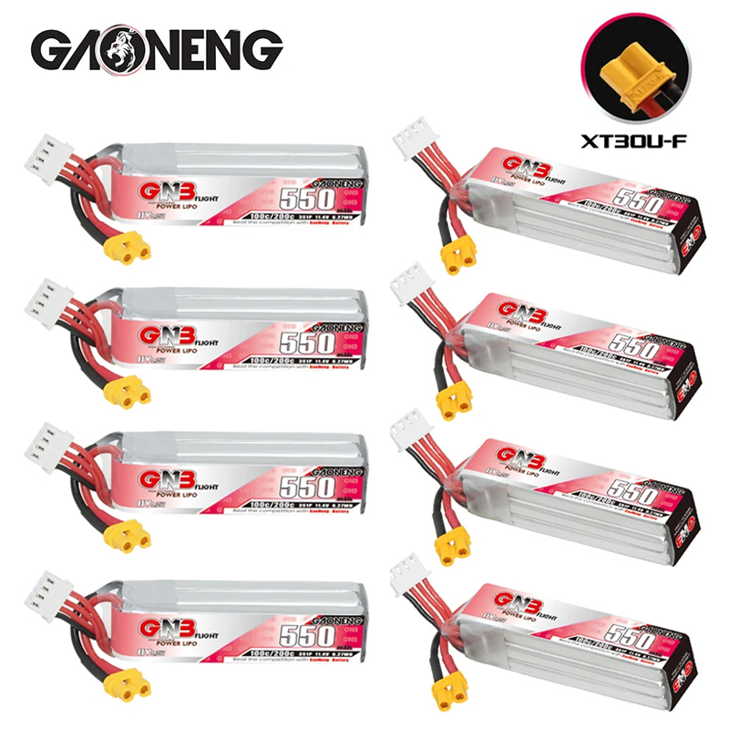 GNB HV 11.4V 550mAh 100C/200C  - Drone Battery 3S recension och pris
