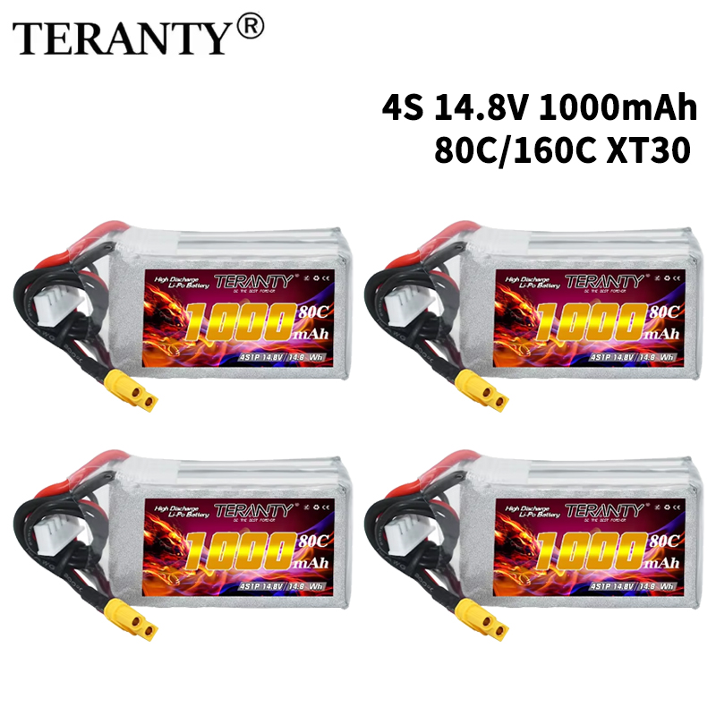 TERANTY 4S 1000mAh 14.8V 80C/1 - Drone Battery Lipo recension och pris