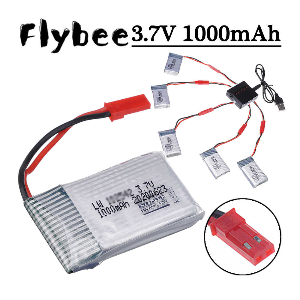 3.7V 1000mah Lipo Battery and  - Drone Battery Charger recension och pris