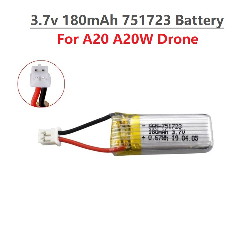 Original 3.7V 180mAh Lipo Batt - Drone Battery Balance Charger recension och pris