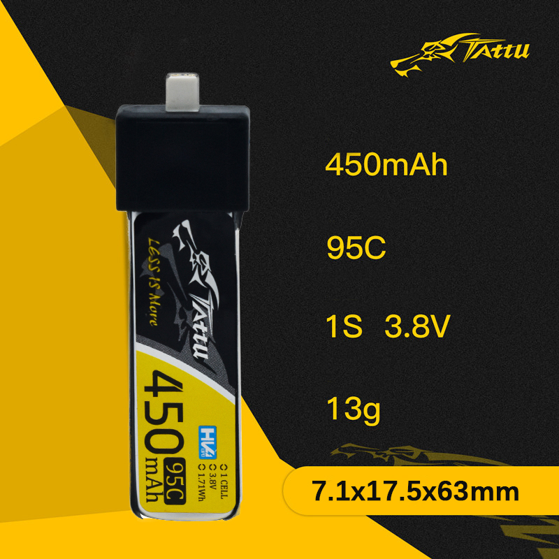 3Pcs NEW TATTU 450/500/550mAh  - Drone Battery 3S recension och pris
