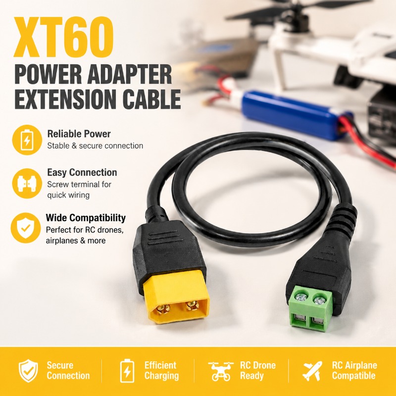 XT60 Connector Male Female To  - Drone Battery Balance Charger recension och pris
