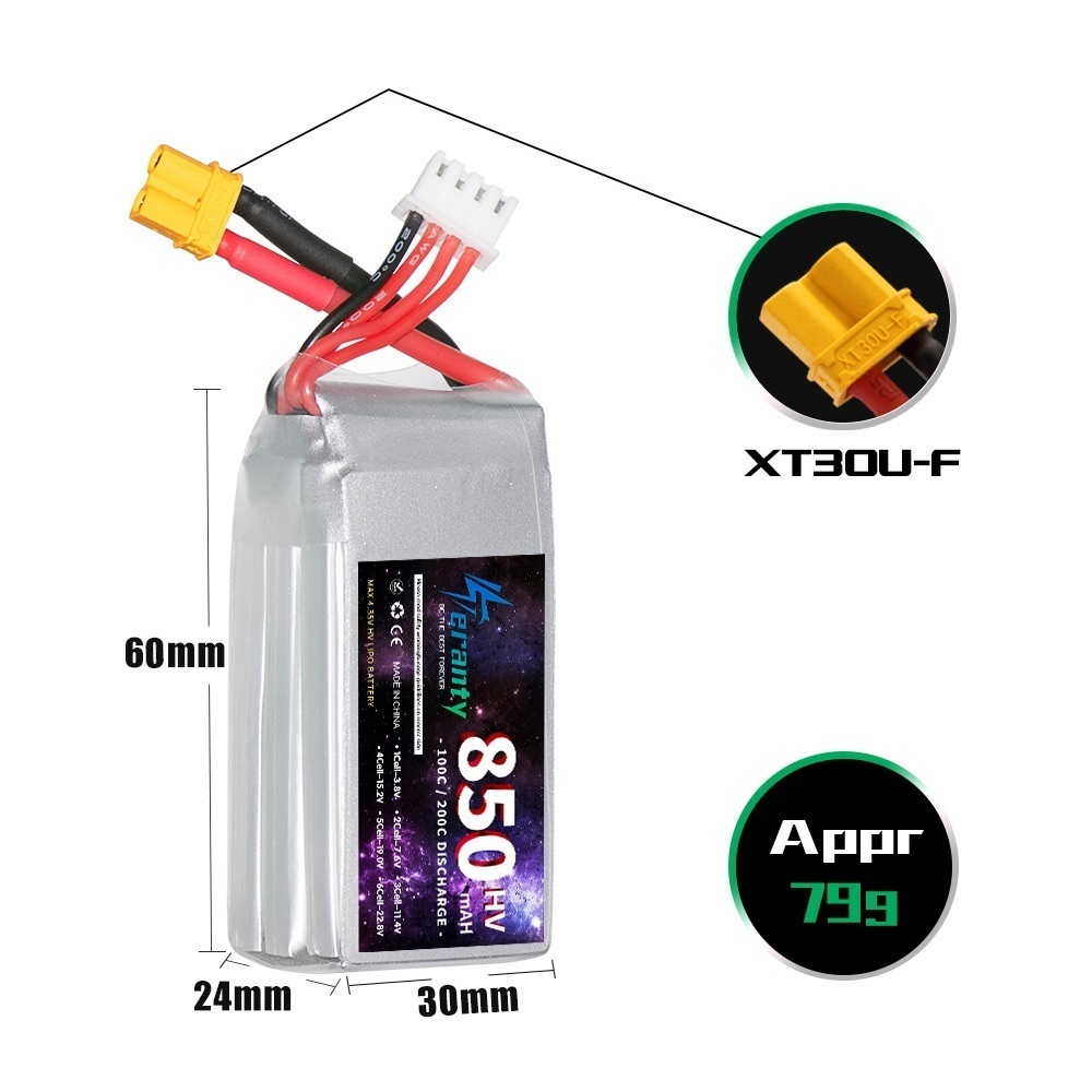 1/2/3PCS TERANTY 3S 11.4V Lipo - Drone Battery Lipo recension och pris